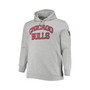 Men's Scottie Pippen Heathered Gray Chicago Bulls Big and Tall Name and Number Pullover Hoodie