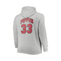 Men's Scottie Pippen Heathered Gray Chicago Bulls Big and Tall Name and Number Pullover Hoodie