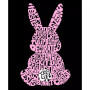 Men's Word Art Crewneck Easter Bunny Sweatshirt