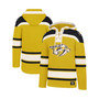 Men's Gold, Navy Nashville Predators Superior Lacer Pullover Hoodie