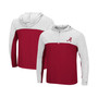 Men's Crimson Alabama Crimson Tide Flick Quarter-Zip Hoodie Windshirt