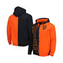 Men's Black, Orange San Francisco Giants Fleece Full-Zip Hoodie