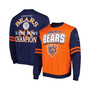 Men's Orange Chicago Bears All Over 2.0 Pullover Sweatshirt