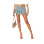 Women's Nalani washed denim pleated mini skirt