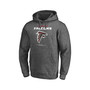 Men's Branded Heathered Charcoal Atlanta Falcons Big and Tall Team Lockup Pullover Hoodie