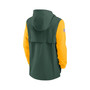 Men's Green, Gold Green Bay Packers Sideline Player Quarter-zip Hoodie