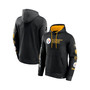 Men's Branded Black Pittsburgh Steelers Extra Innings Pullover Hoodie