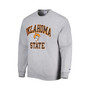 Men's Heather Gray Oklahoma State Cowboys High Motor Pullover Sweatshirt