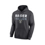 Men's Branded Charcoal Las Vegas Raiders Victory Earned Pullover Hoodie