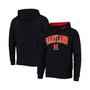 Men's Black Maryland Terrapins Arch Logo 3.0 Pullover Hoodie
