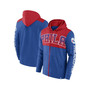 Men's Branded Royal, Red Philadelphia 76ers Skyhook Colorblock Full-Zip Hoodie