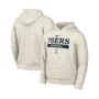 Men's Ash Philadelphia 76ers 2022/23 Spotlight On-Court Practice Performance Pullover Hoodie