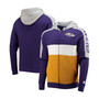 Men's Purple, Gold-Tone Baltimore Ravens Playoffs Color Block Full-Zip Hoodie