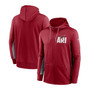 Men's Cardinal and Gray Arizona Cardinals Mascot Performance Full-Zip Hoodie