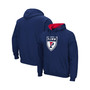 Men's Navy Pennsylvania Quakers Arch and Logo Pullover Hoodie