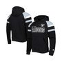 Men's Black Las Vegas Raiders Draft Fleece Raglan Pullover Hoodie