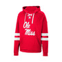 Men's Red Ole Miss Rebels Lace-Up 4.0 Pullover Hoodie