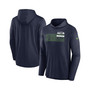 Men's College Navy Seattle Seahawks Performance Team Pullover Hoodie