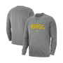 Men's Heather Gray Brazil National Team Lockup Club Pullover Sweatshirt