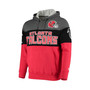 Men's Gray, Black Atlanta Falcons Extreme Fireballer Throwback Pullover Hoodie