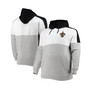 Men's Black, Heathered Gray New Orleans Saints Big and Tall Team Logo Pullover Hoodie