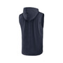 Men's Heather Navy Chicago Bears Sleeveless Pullover Hoodie