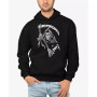 Men's Grim Reaper Word Art Hooded Sweatshirt