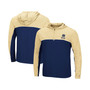 Men's Navy Notre Dame Fighting Irish Flick Quarter-Zip Hoodie Windshirt