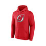 Men's Branded Red New Jersey Devils Primary Logo Pullover Hoodie