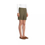 Women's Mid Rise Elastic Waist Pull On 10" Knockabout Chino Bermuda Shorts