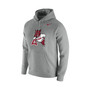 Men's Heathered Gray Arkansas Razorbacks Vintage-Like School Logo Pullover Hoodie