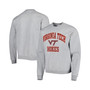 Men's Heather Gray Virginia Tech Hokies High Motor Pullover Sweatshirt