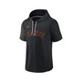 Men's Black San Francisco Giants Springer Short Sleeve Team Pullover Hoodie