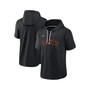 Men's Black San Francisco Giants Springer Short Sleeve Team Pullover Hoodie