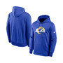 Men's Royal Los Angeles Rams Primary Logo Therma Performance Pullover Hoodie