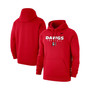 Men's Red Georgia Bulldogs Football Drop Club Pullover Hoodie