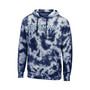 Men's Navy Spelman College Jaguars Tie-Dye Pullover Hoodie