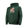 Men's Green Miami Hurricanes Vault Logo Reverse Weave Pullover Hoodie