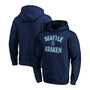 Men's Navy Seattle Kraken Victory Arch Pullover Hoodie