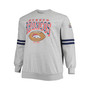Men's Heather Gray Denver Broncos Big and Tall Allover Print Pullover Sweatshirt