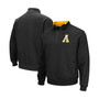 Men's Black Appalachian State Mountaineers Tortugas Logo Quarter-Zip Pullover Jacket