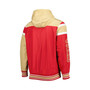 Men's Scarlet, Gray San Francisco 49ers Extreme Full Back Reversible Hoodie Full-Zip Jacket