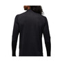 Men's Brand Black Paris Saint-Germain Strike Drill Performance Quarter-Zip Raglan Long Sleeve Top