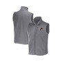 Men's NFL x Darius Rucker Collection by Gray Atlanta Falcons Polar Fleece Full-Zip Vest