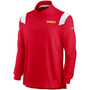 Men's Red Kansas City Chiefs 2021 Sideline Coaches Repel Quarter-Zip Jacket