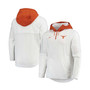 Men's White, Texas Orange Texas Longhorns Player Quarter-Zip Jacket