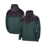 Men's Charcoal, Green Michigan State Spartans Windrunner Raglan Full-Zip Jacket