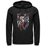 Marvel Men's Gamerverse Spider-Man Multiplied Chest Logo, Pullover Hoodie