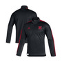 Men's Black Nebraska Huskers 2021 Sideline Primeblue Quarter-Zip Jacket