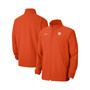 Men's Orange Clemson Tigers 2021 Sideline Full-Zip Jacket